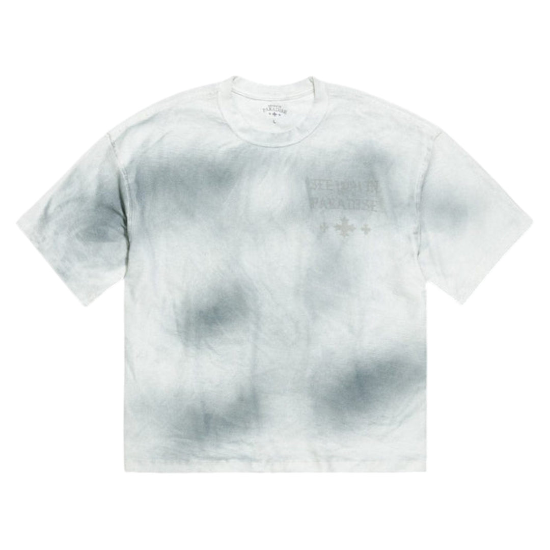 See You In Paradise Crop Tee Arctic Grey