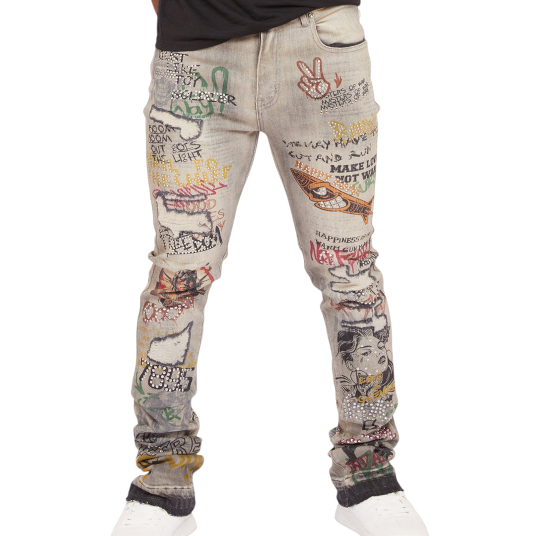 Waimea Stacked Rockstar Denim Jean