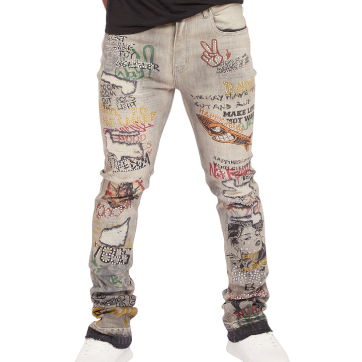 Waimea Stacked Rockstar Denim Jean