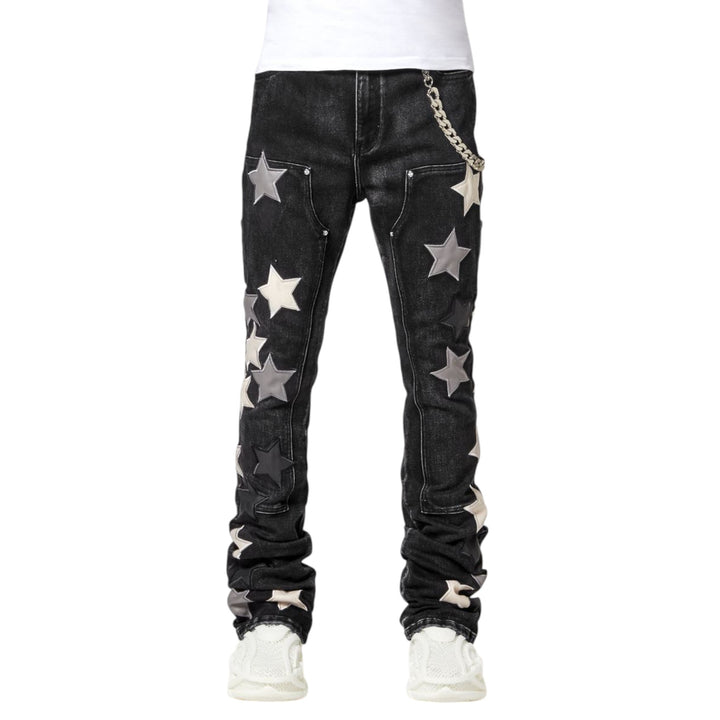 Guapi Obsidian Black Vintage Stars Denim