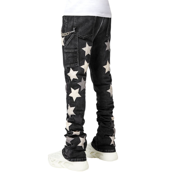 Guapi Obsidian Black Vintage Stars Denim