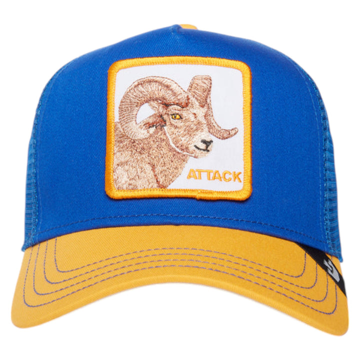 Goorin Bros. The Attack Ram Hat Royal and Yellow