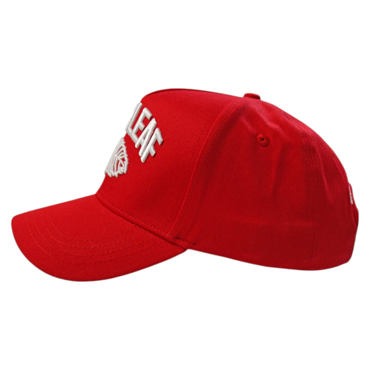 Blac Leaf Greatness Starts Within Trucker Hat Red