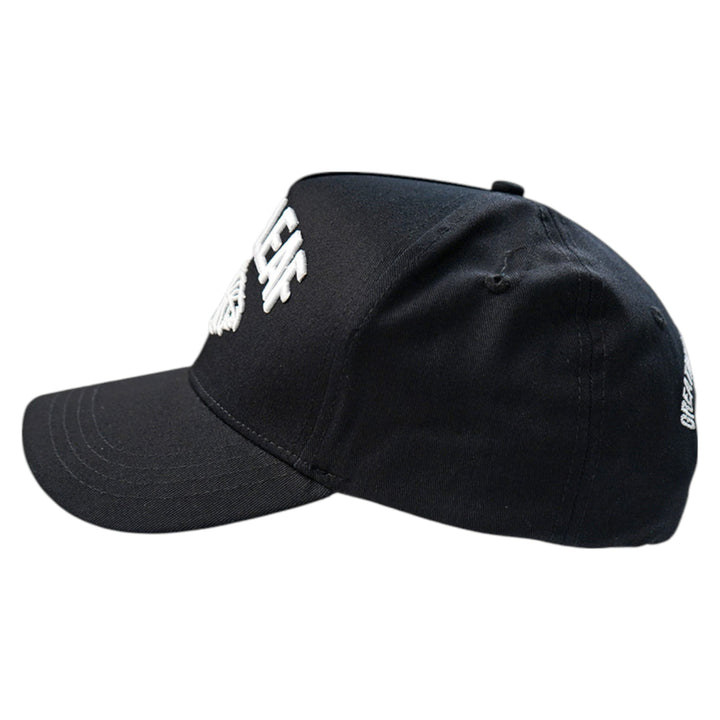 Blac Leaf Greatness Starts Within Trucker Hat Black