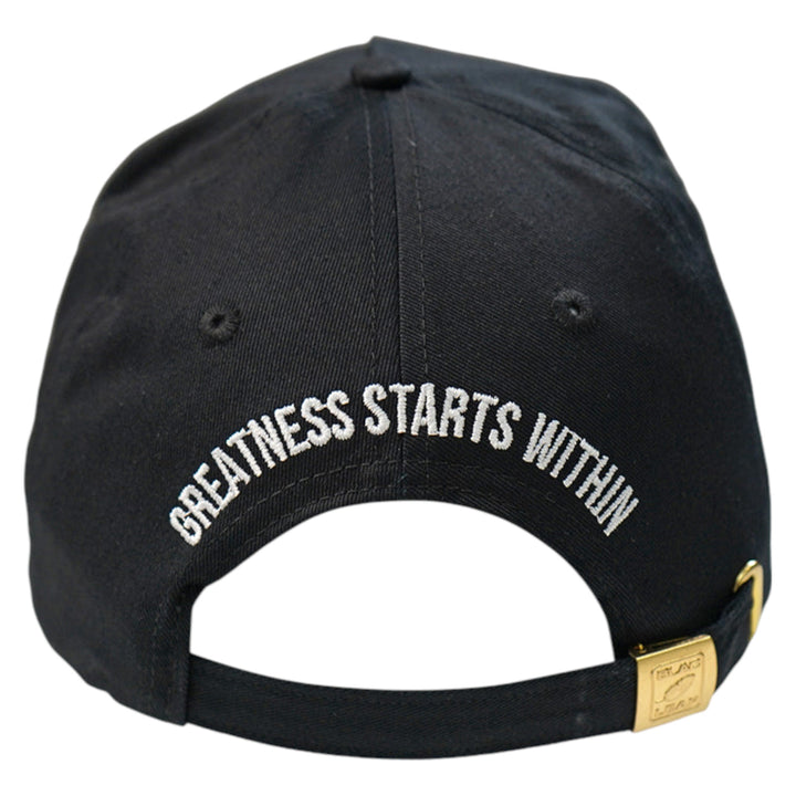Blac Leaf Greatness Starts Within Trucker Hat Black