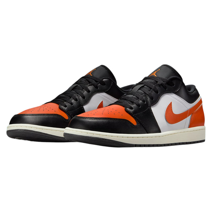 Jordan 1 Low Shattered Backboard Black With Orange