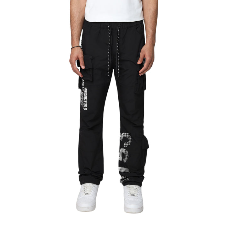Smoke Rise Cargo Windbreaker Pant Black