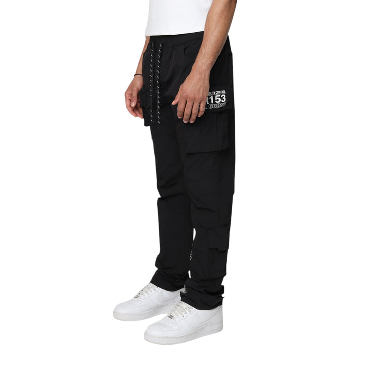Smoke Rise Cargo Windbreaker Pant Black