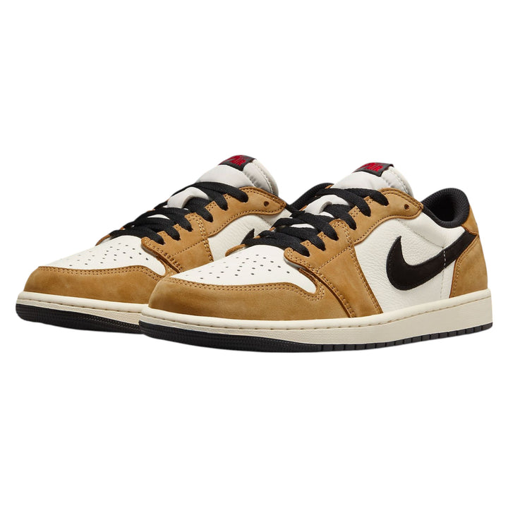 Air Jordan 1 Low OG Rookie of the Year Sail, Black, Golden Harvest