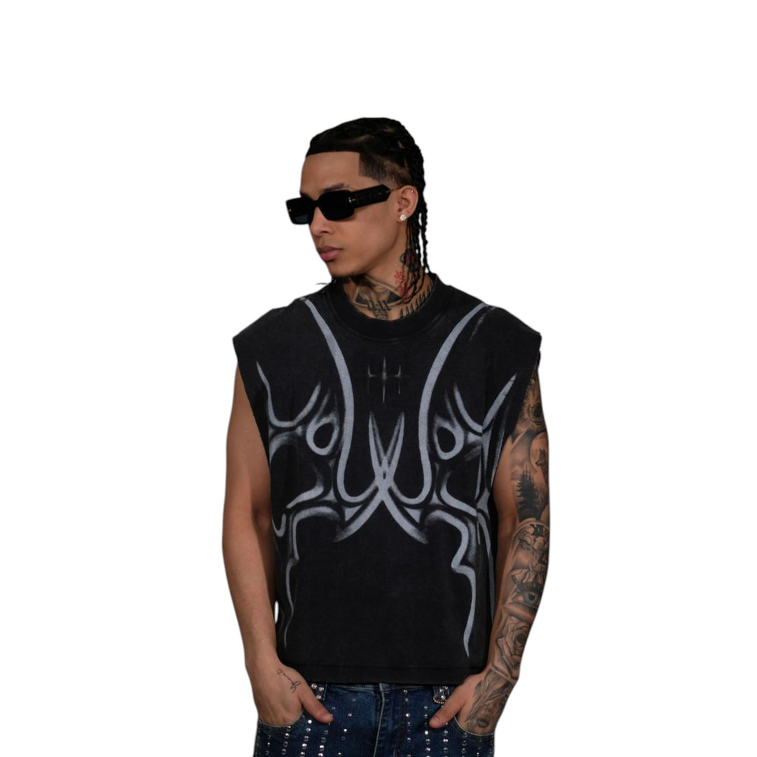 Unknown  Tank Top Black