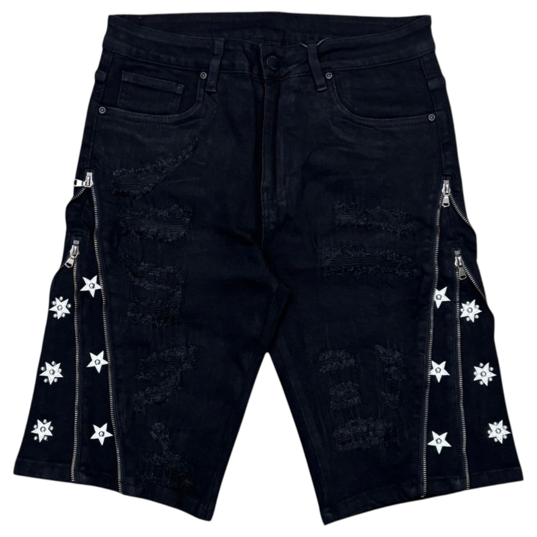 Waimea Denim Short Black Wash