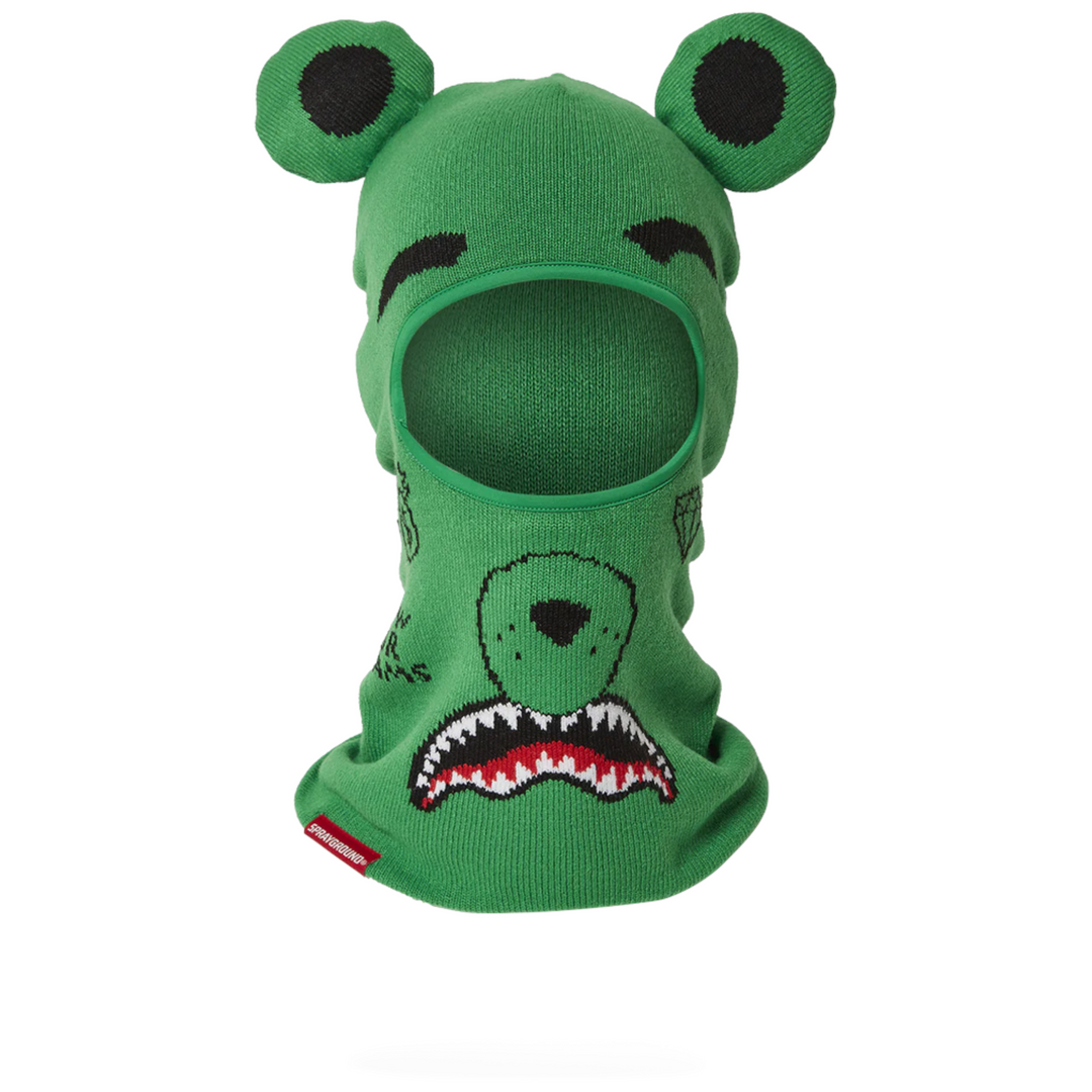 Sprayground Green Money Bear Ski Mask