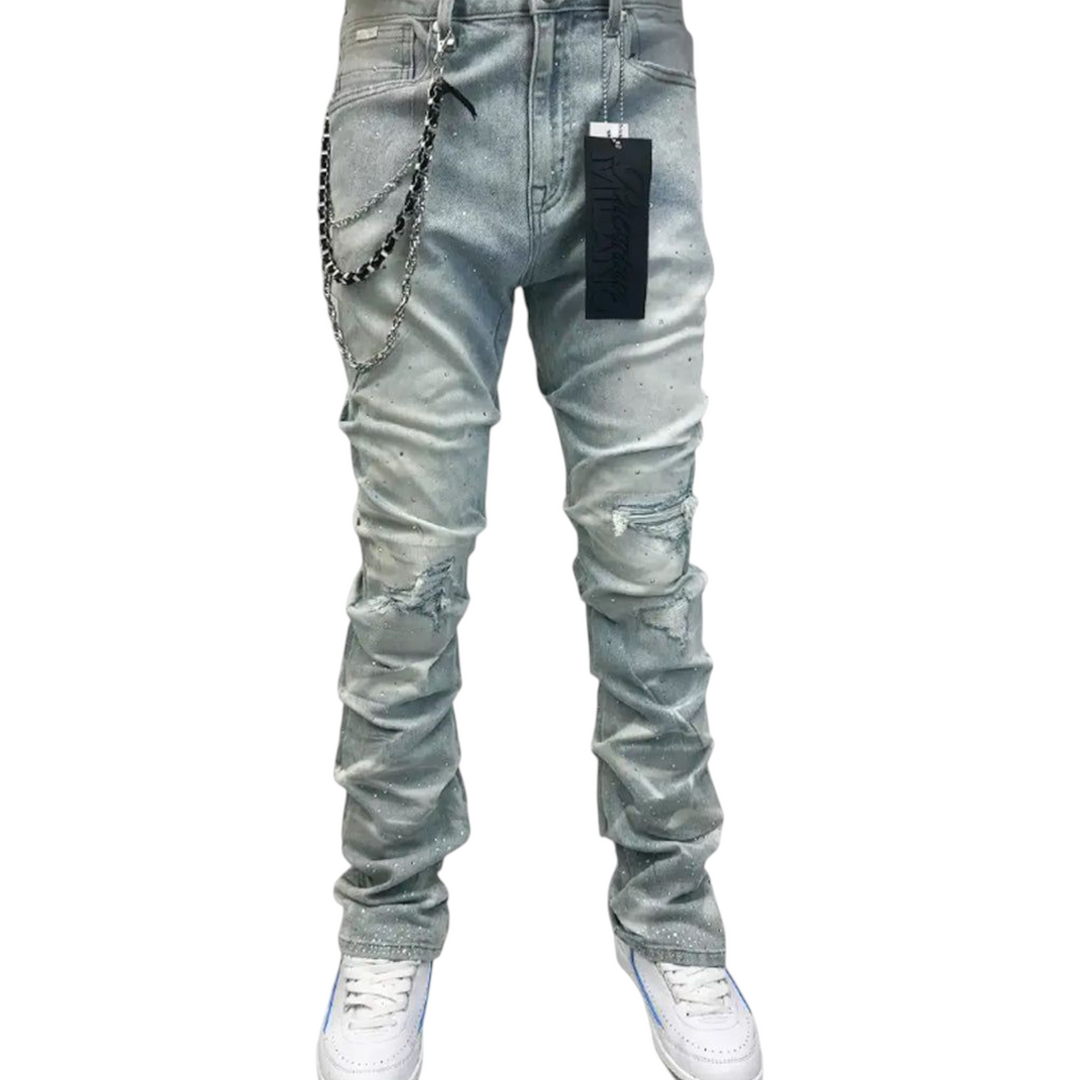 Premium Milano Riviera Stacked Jean