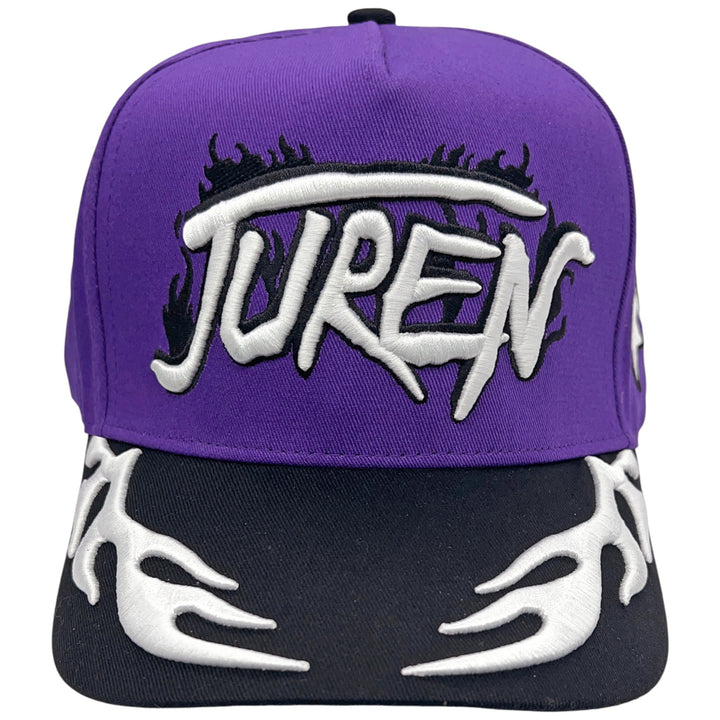 Juren No Risk No Reward Purple Trucker Hat