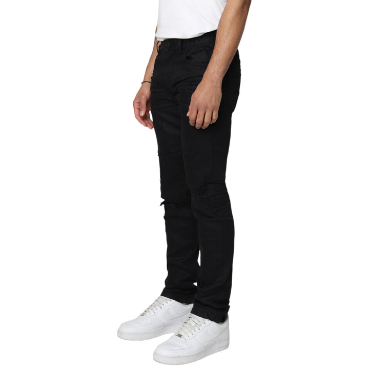 Smoke Rise Vintage Wash Slim Jean Jet Black