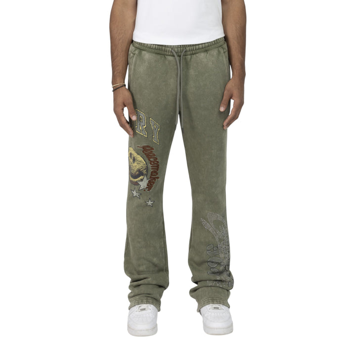 Smoke Rise Glolry Stacked Pants Army Olive