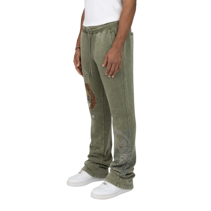 Smoke Rise Glolry Stacked Pants Army Olive