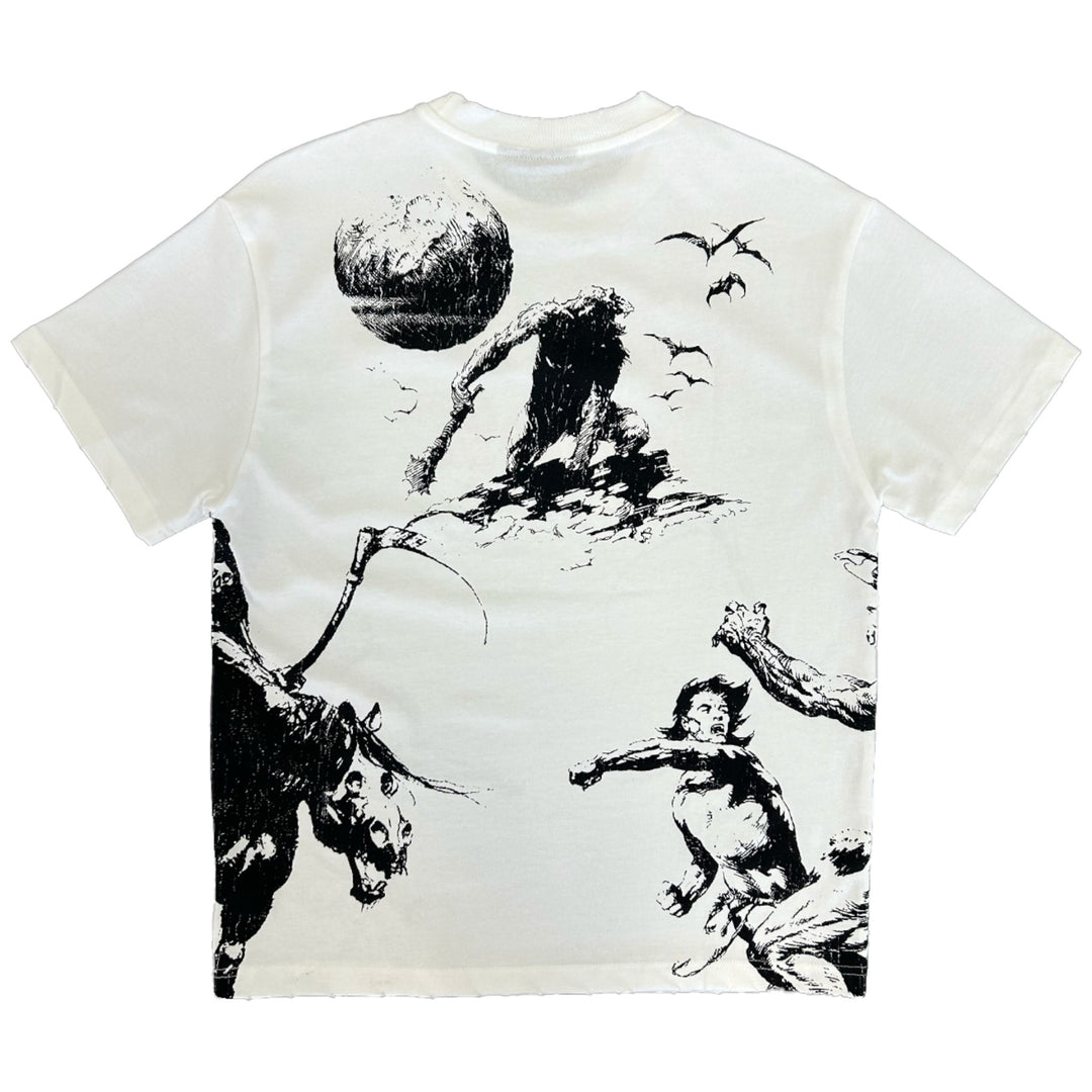 The Syndicate Dishonor Tee White With Red