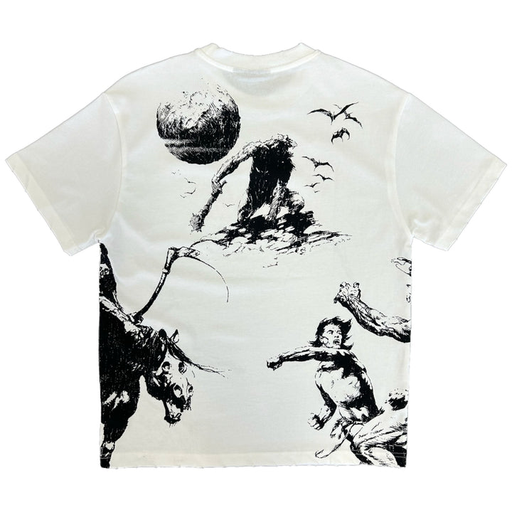 The Syndicate Dishonor Tee White With Red