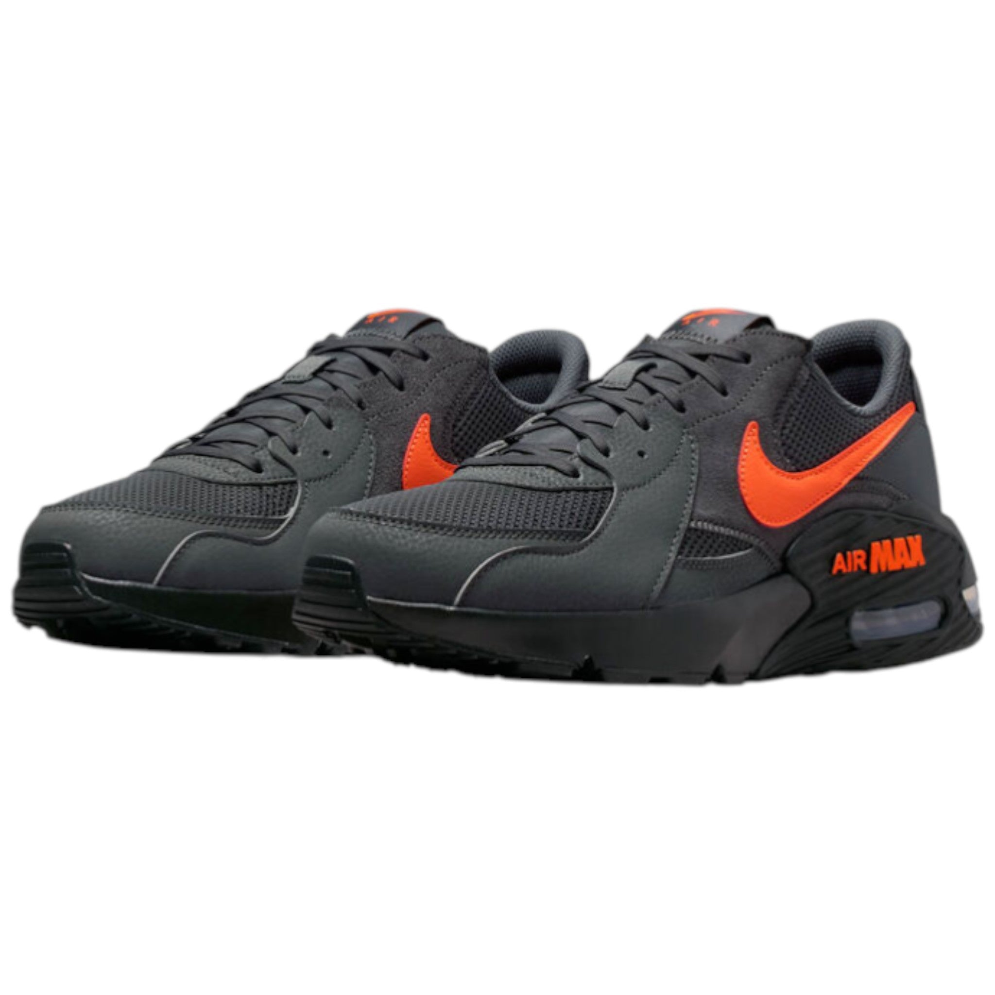 Nike Air Max Excee Iron Gray Orange Mens Size 9 Sneakers Trail Running Shoes Nike Air Max Excee Shoes Mens Sz 12 Gray Orange Sneakers  main image 3