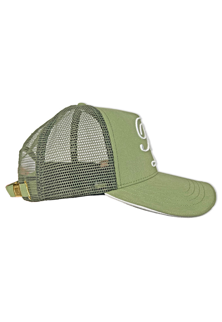 Blac Leaf Heart Of A Champion Sage Trucker Hat
