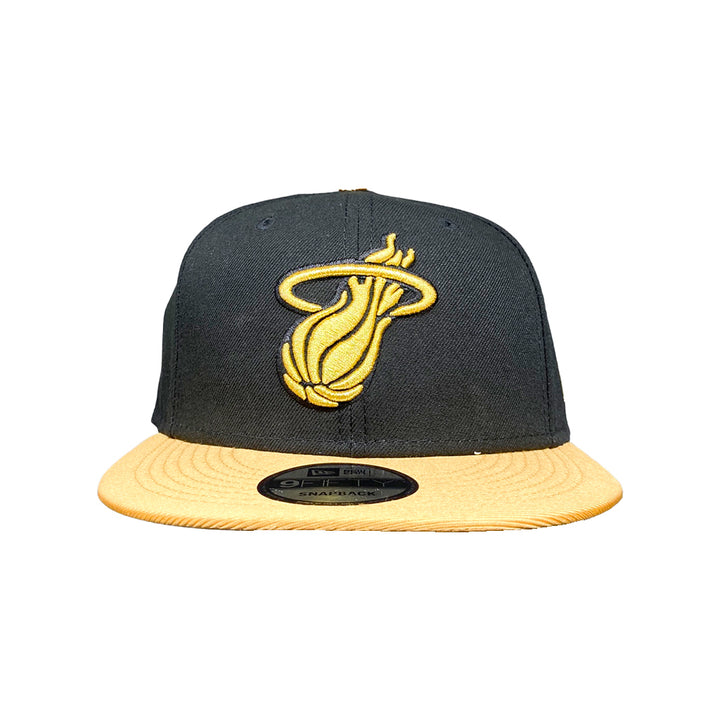 New Era 950 Miami Heat Snapback Black/Gold