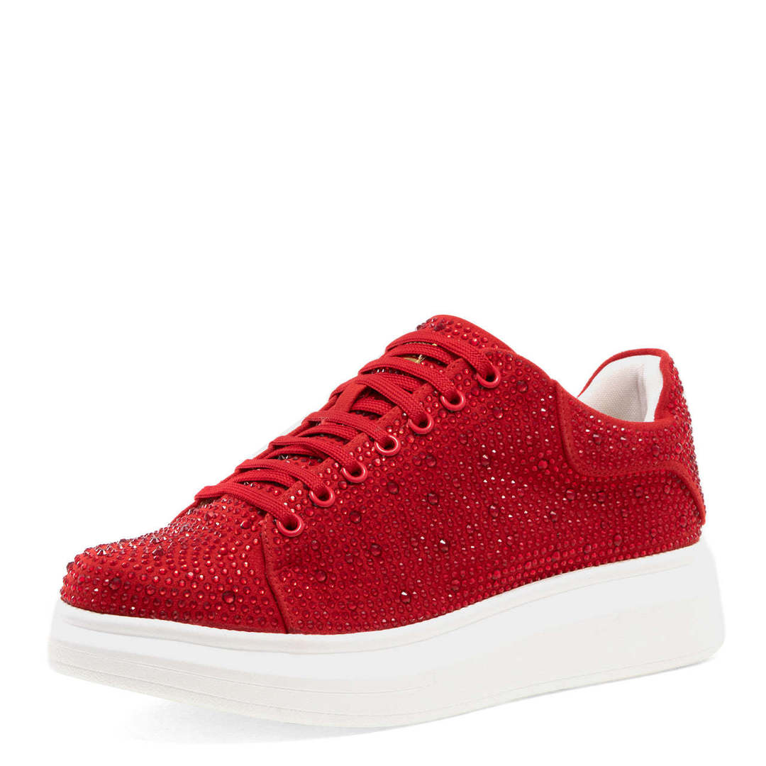 J75 Slick All Over Stone Sneaker Red
