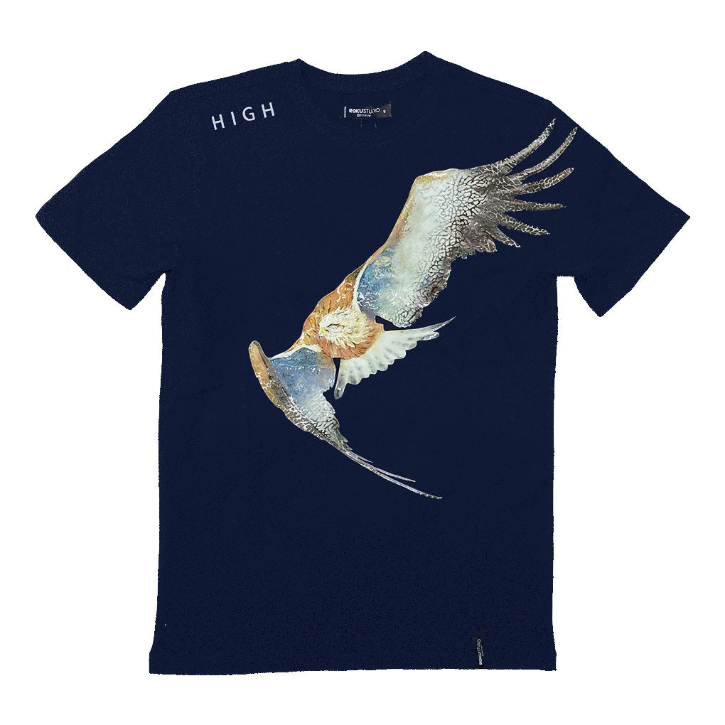 Roku High Eagle With Cement Wing Tee