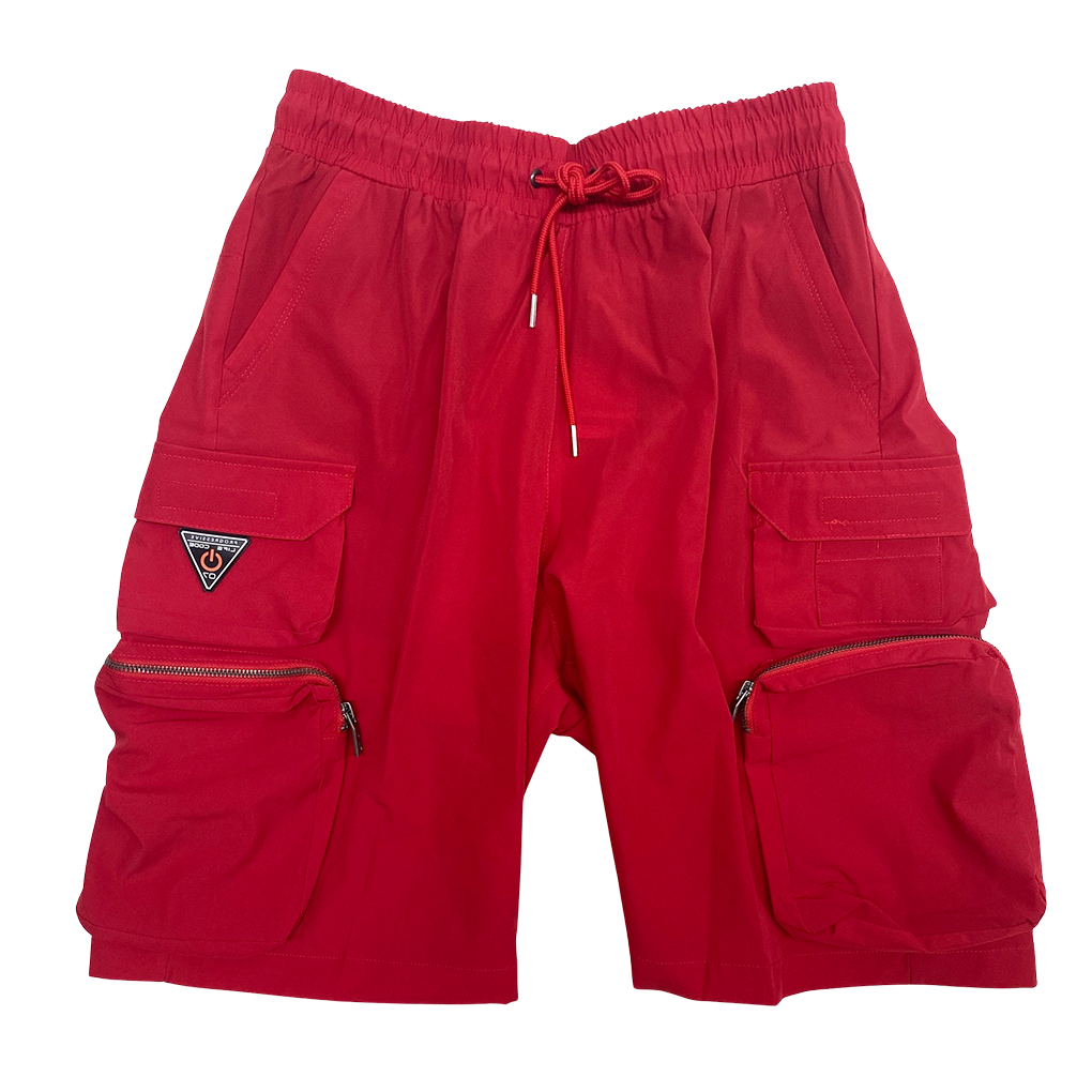 Life Code Cargo Shorts Red