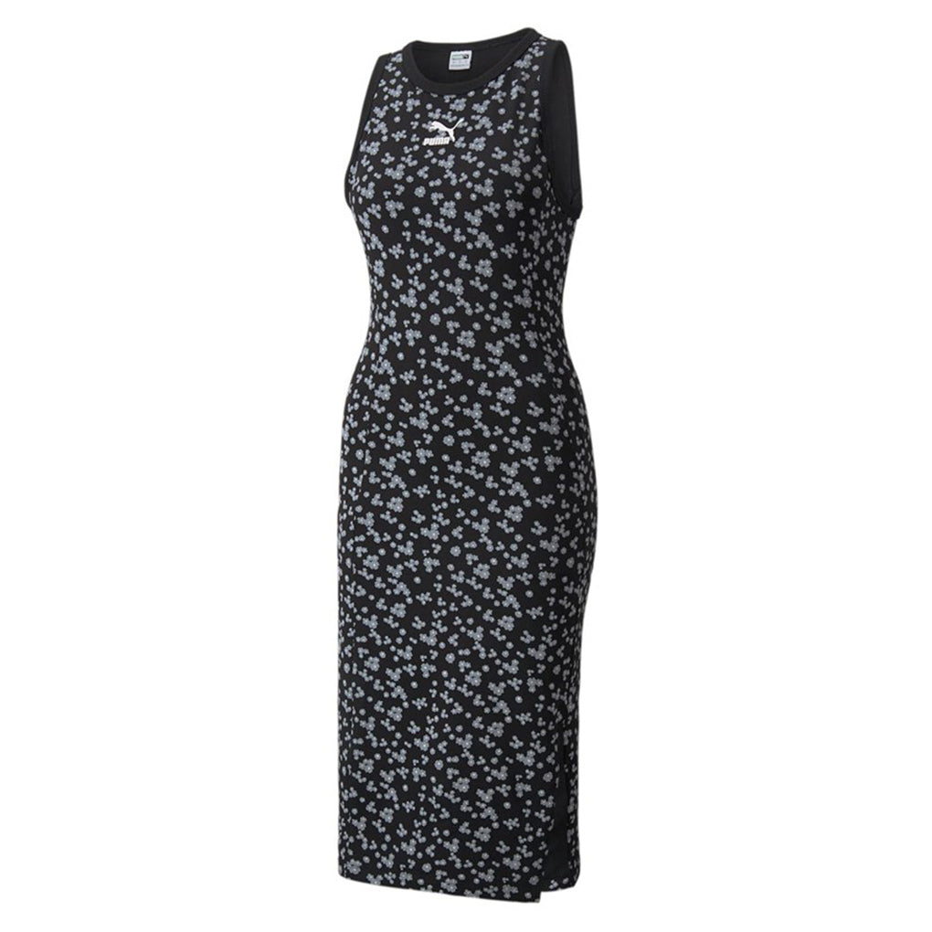 Puma Floral AOP Dress, Black