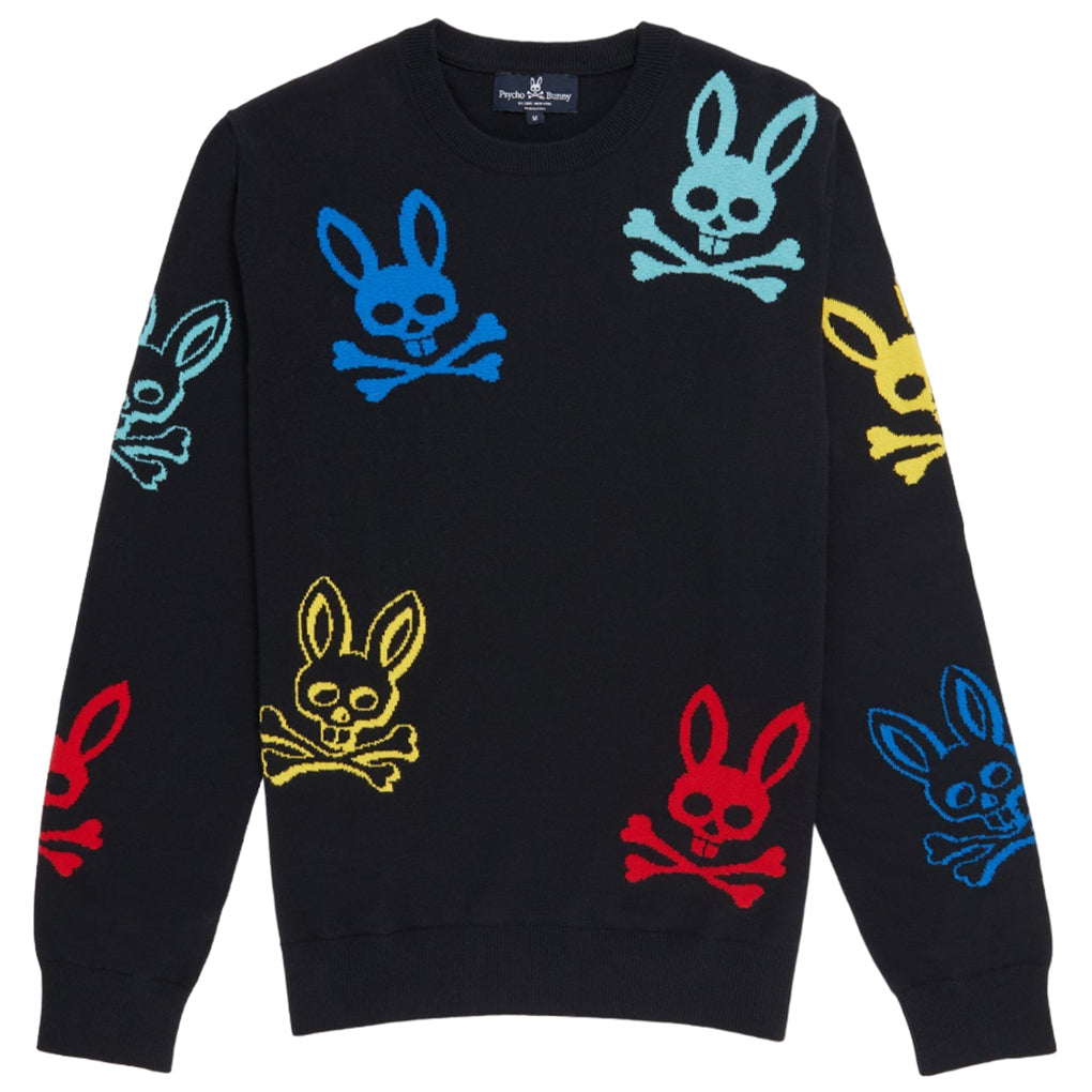 Psycho Bunny Lacomb Bunny Sweater Black