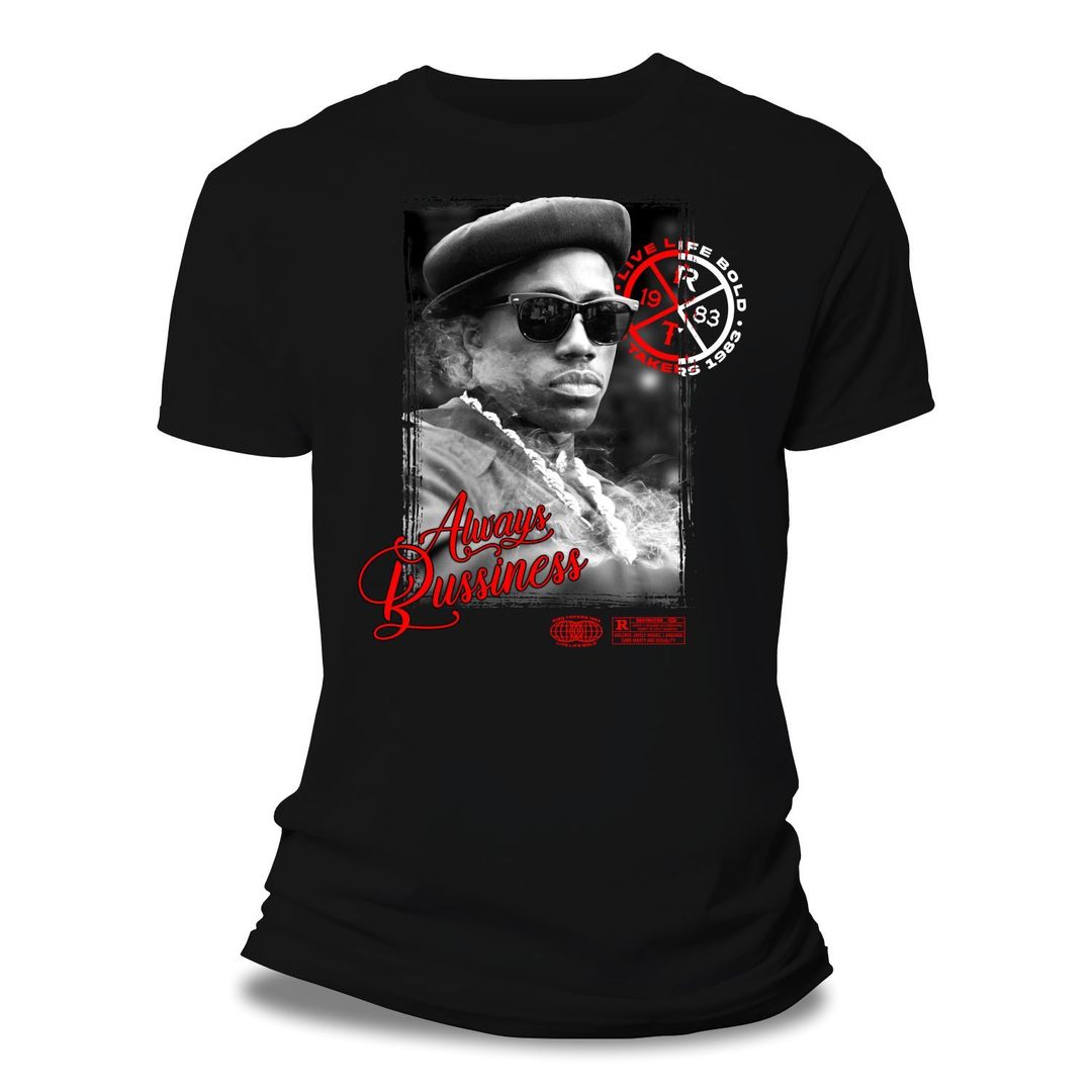 Risq Takers Always Business T-Shirt Black