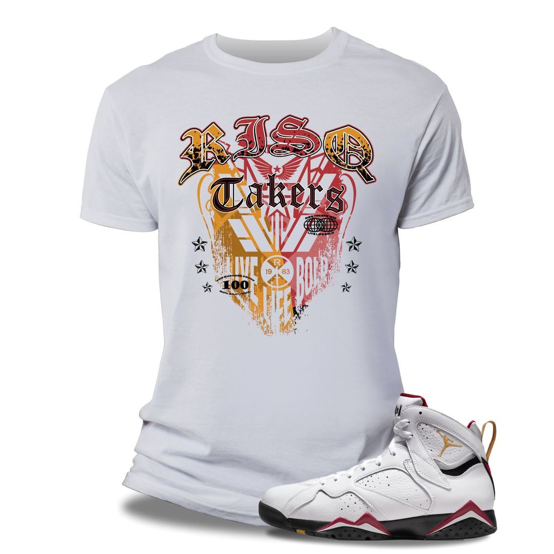 Risq Takers Live Bold T-Shirt White
