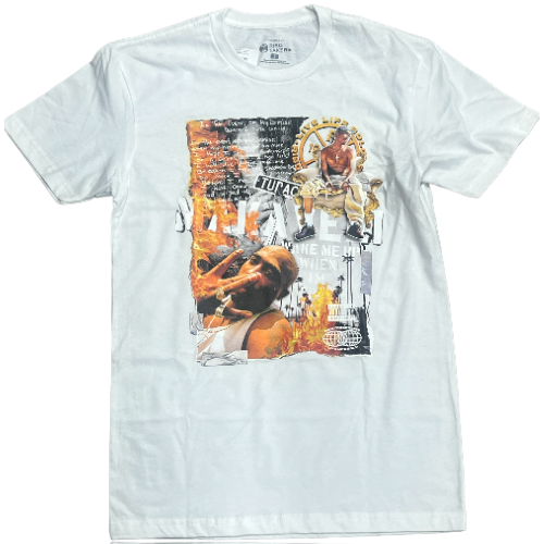 Risq Takers TuPac TShirt White