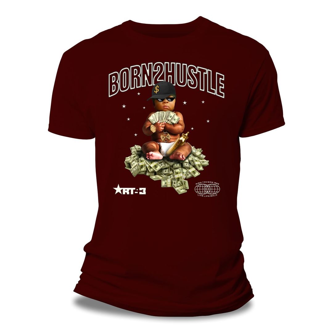 Risq Takers Born 2 Hustle TShirt