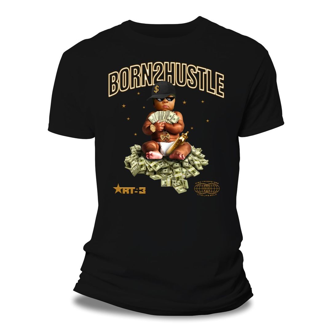Risq Takers Born 2 Hustle TShirt