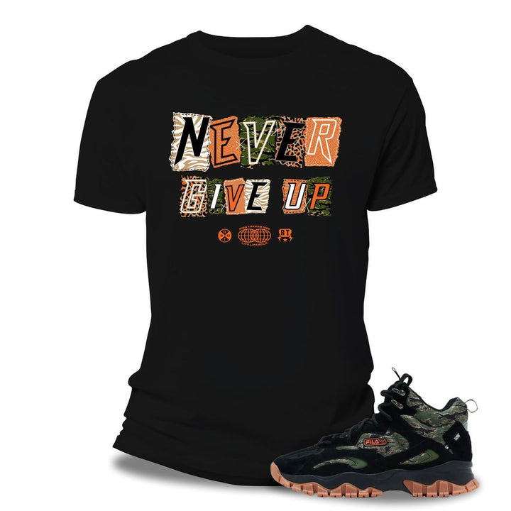 Risq Takers Never Give Up T-Shirt