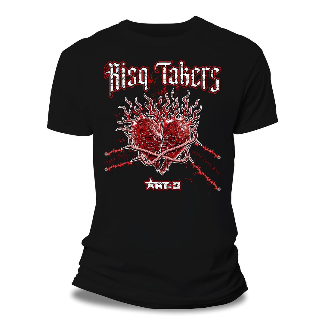 Risq Takers Heart& Thorns Tee