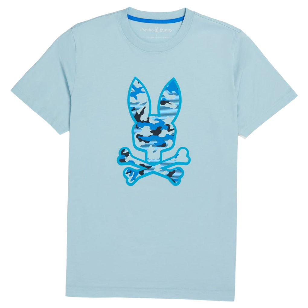 Psycho Bunny Rye Graphic Tee Seafoam