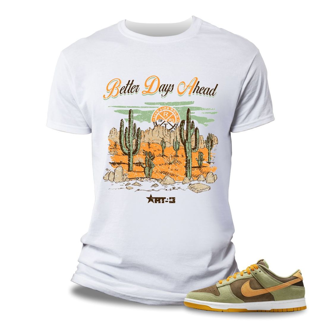 Risq Takers Better Days Ahead Tee Wht Ylw