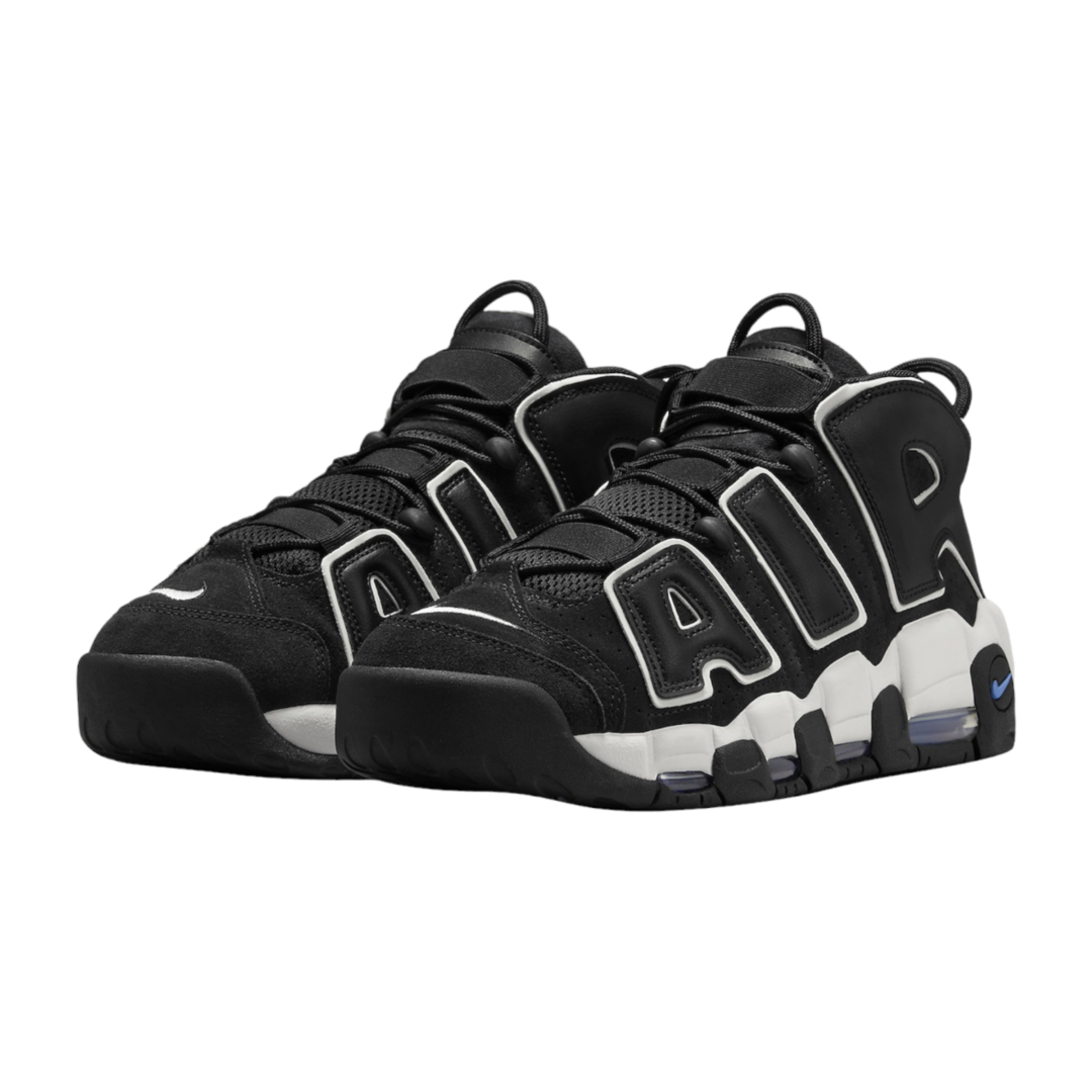 靴 NIKE AIR MORE UPTEMPO SLIDE BLACK Nike Air More Uptempo Slide OG Black White Men's - DV2137