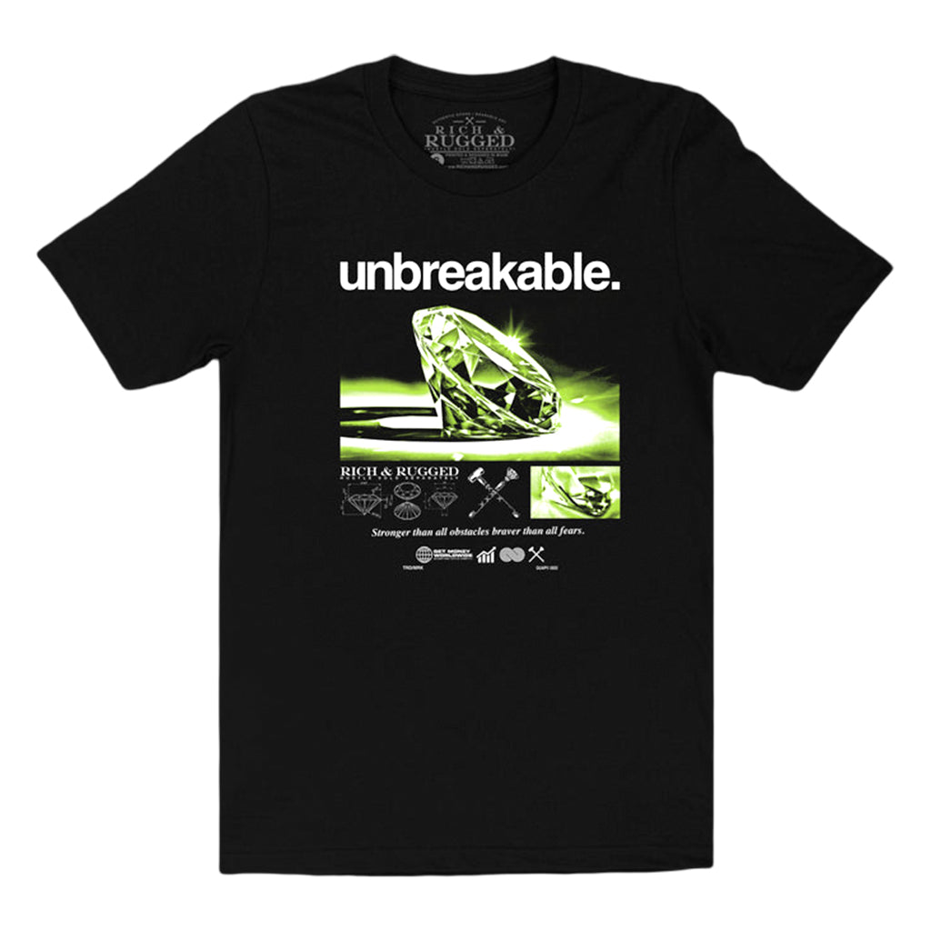 Rich & Rugged Unbreakable Tee Black
