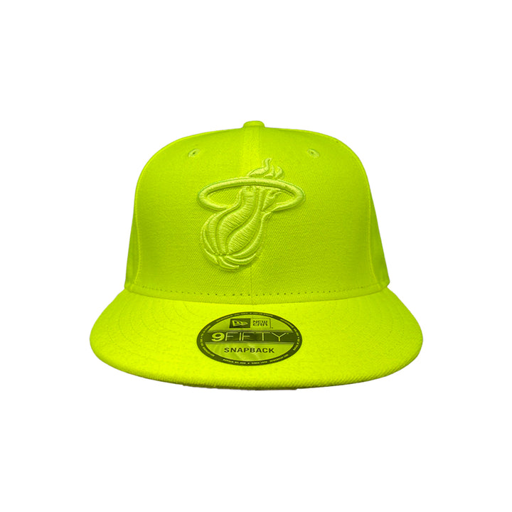 New Era 950 Miami Heat Snapback Yellow