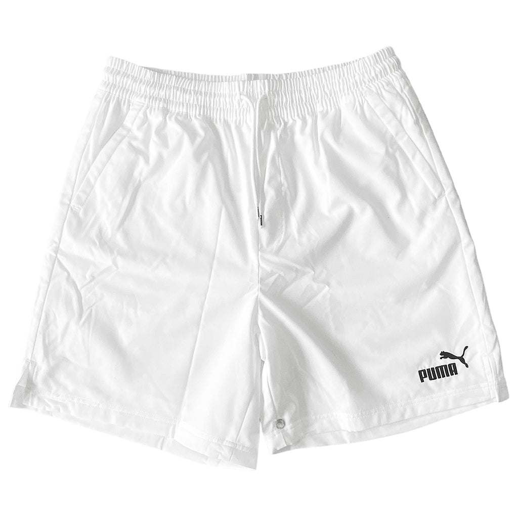 Puma ESS Embroidery Woven Shorts, White