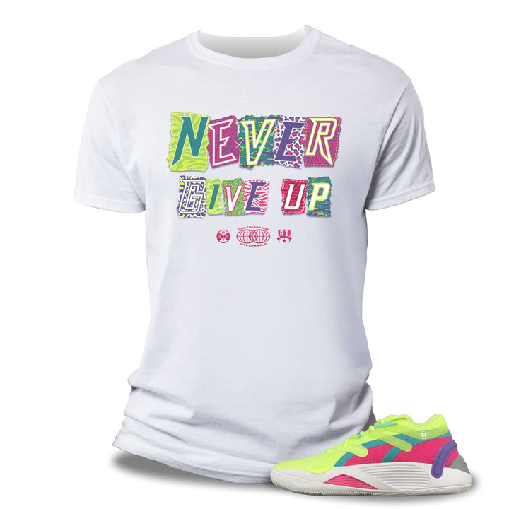 Risq Takers Never Give Up T-Shirt