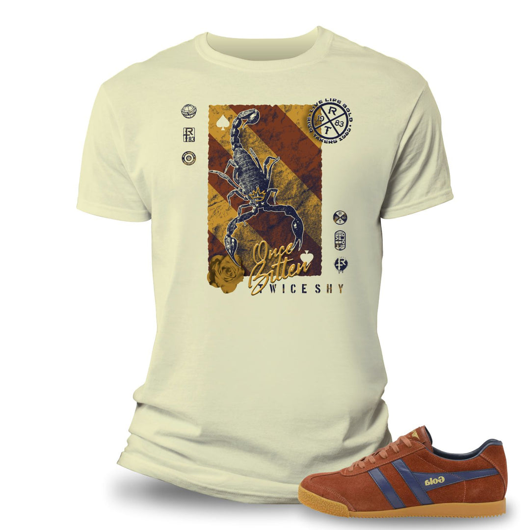 Risq Takers Once Bitten Tee Natural
