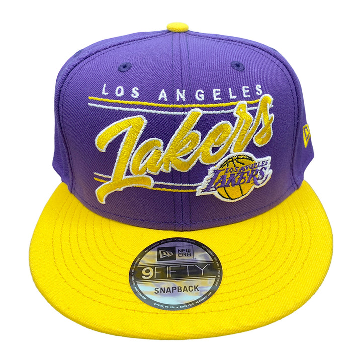 New Era 950 Lakers Script Snapback