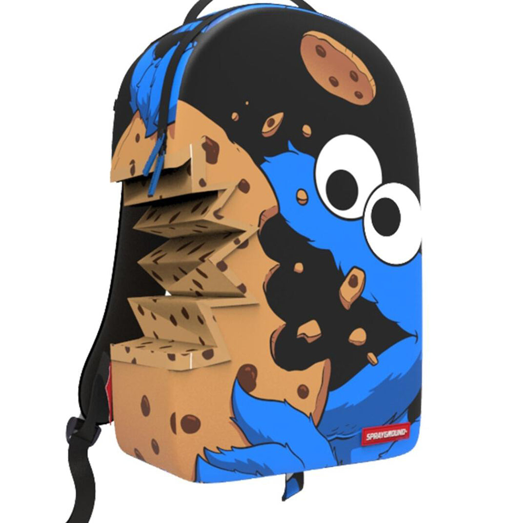 Sprayground Cookie Monster Bite Backpack Purple Carpet Miami