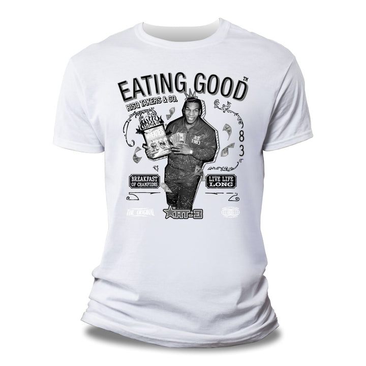 Risq Takers Eating Good Tee White