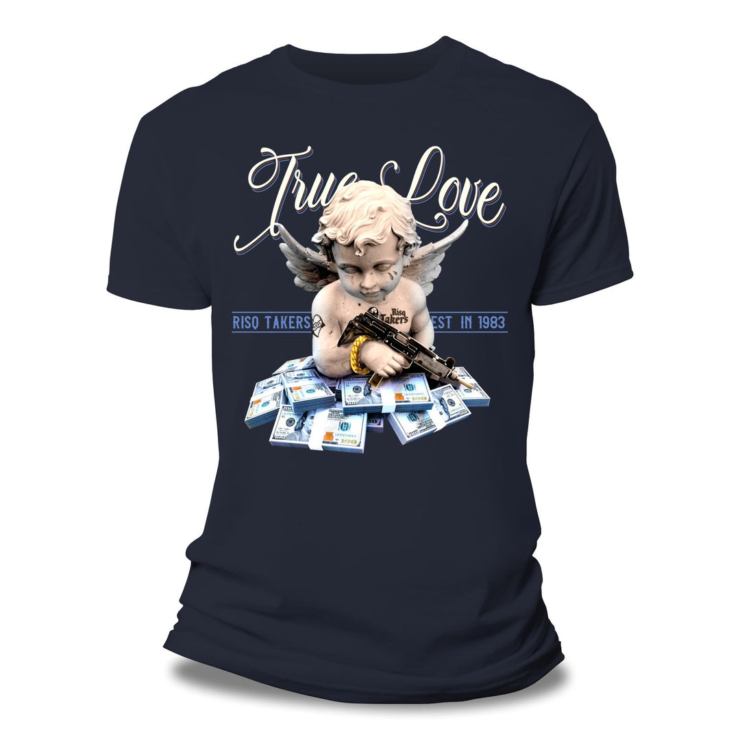 Risq Takers True Love T-Shirt Navy